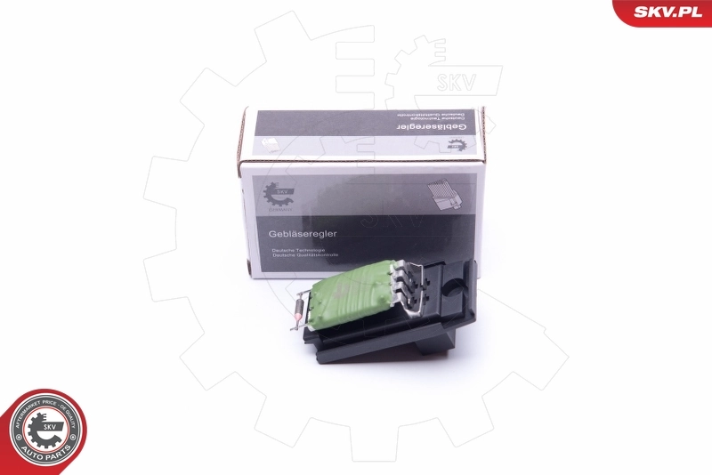 Resistor, interior blower